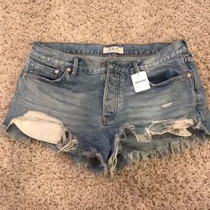 Free People Jean shorts